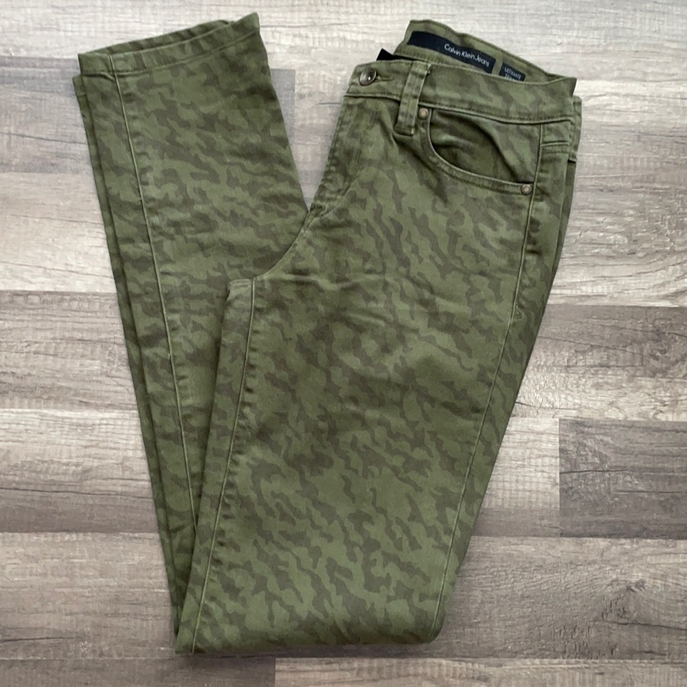 Calvin Klein camo jeans